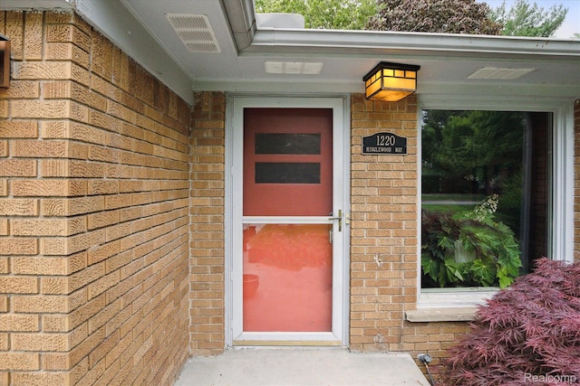 1220 Minglewood Way, Ann Arbor, MI 48103 - entrance to property featuring brick siding