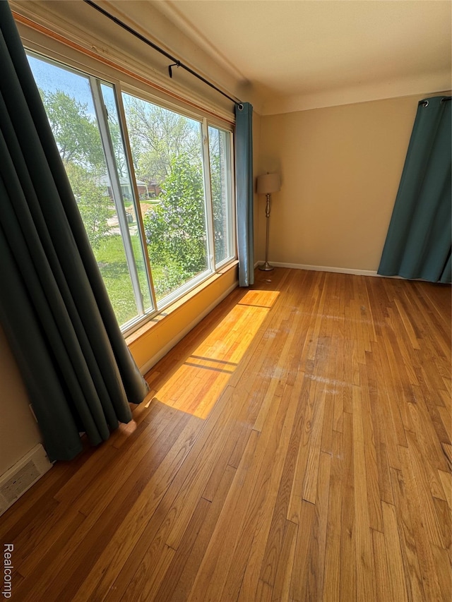 14070 Nadine St, Oak Park, MI 48237 - empty room featuring light wood-type flooring, plenty of natural light, and baseboards