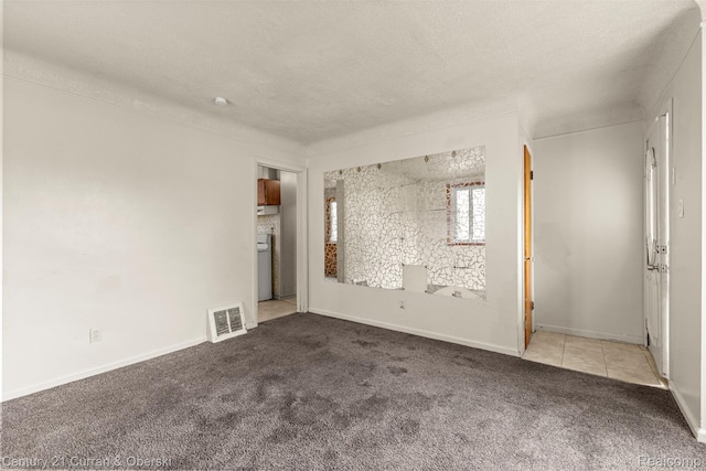 25960 Yale St, Inkster, MI 48141 - carpeted spare room featuring baseboards and a textured ceiling