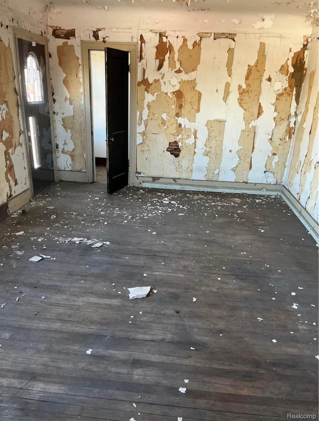 13408 E Mcnichols Rd, Detroit, MI 48205 - spare room with wood finished floors