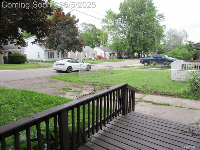 2220 E Bergin Ave, Burton, MI 48529 - wooden terrace with a residential view
