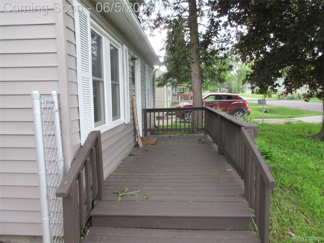 2220 E Bergin Ave, Burton, MI 48529 - view of wooden terrace