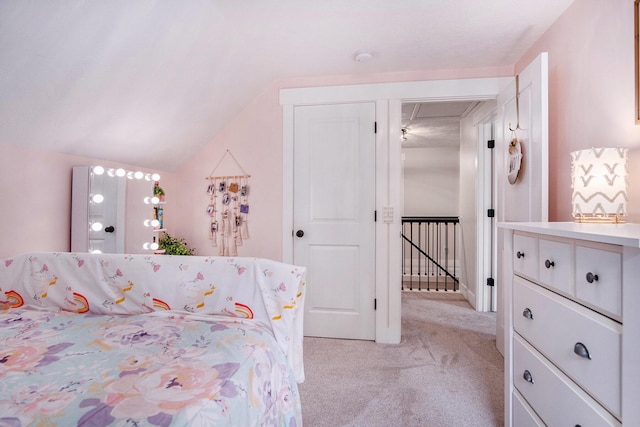 13860 Rolling Creek Dr, Lowell, MI 49331 - bedroom featuring light carpet and attic access
