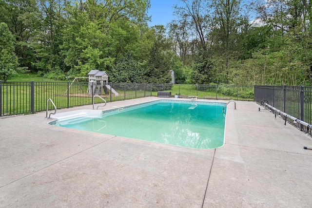 13860 Rolling Creek Dr, Lowell, MI 49331 - view of pool featuring a patio