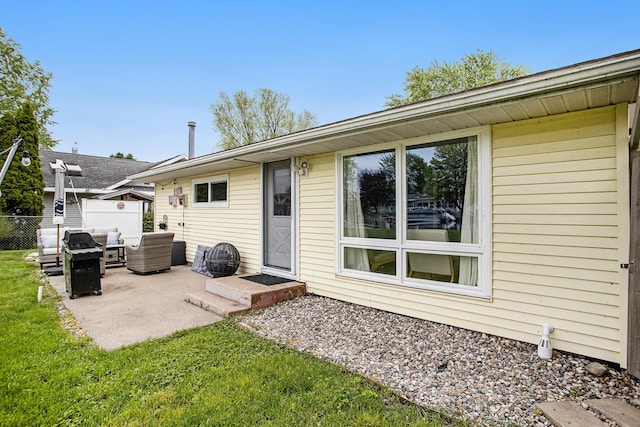 12657 Blue Lagoon Rd, Shelbyville, MI 49344 - rear view of property with a patio