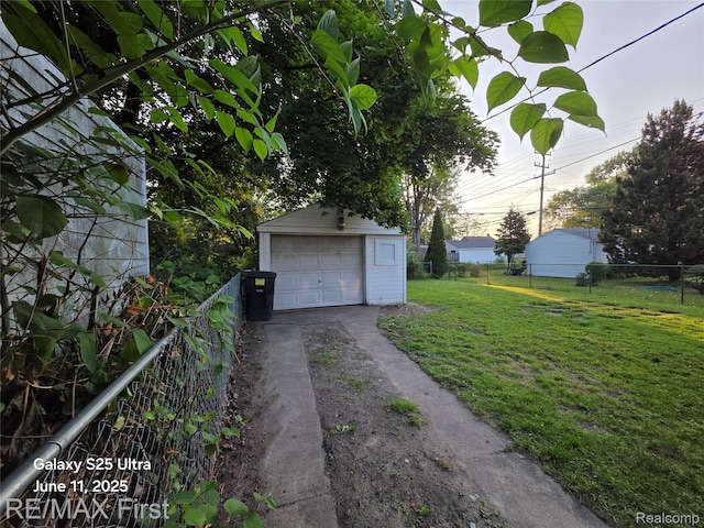 12725 Riverview St, Detroit, MI 48223 - detached garage with asphalt driveway
