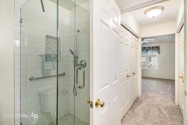 6063 Steeplechase Dr, Grand Blanc, MI 48439 - bathroom with a shower stall