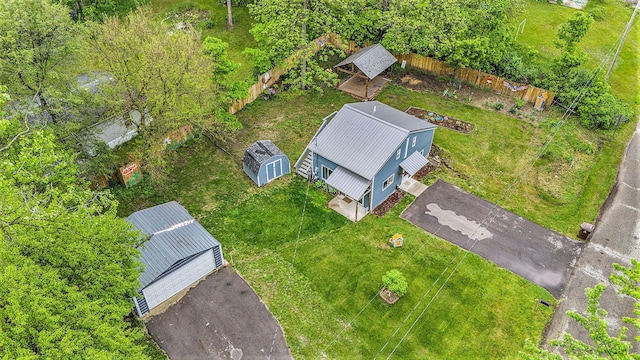 418 W Fargo St, Ionia, MI 48846 - view from above of property
