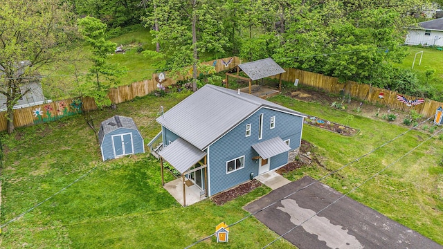 418 W Fargo St, Ionia, MI 48846 - view from above of property