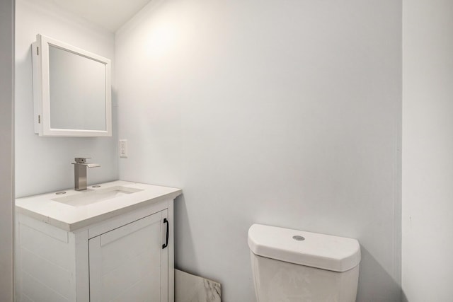 418 W Fargo St, Ionia, MI 48846 - half bath featuring vanity and toilet