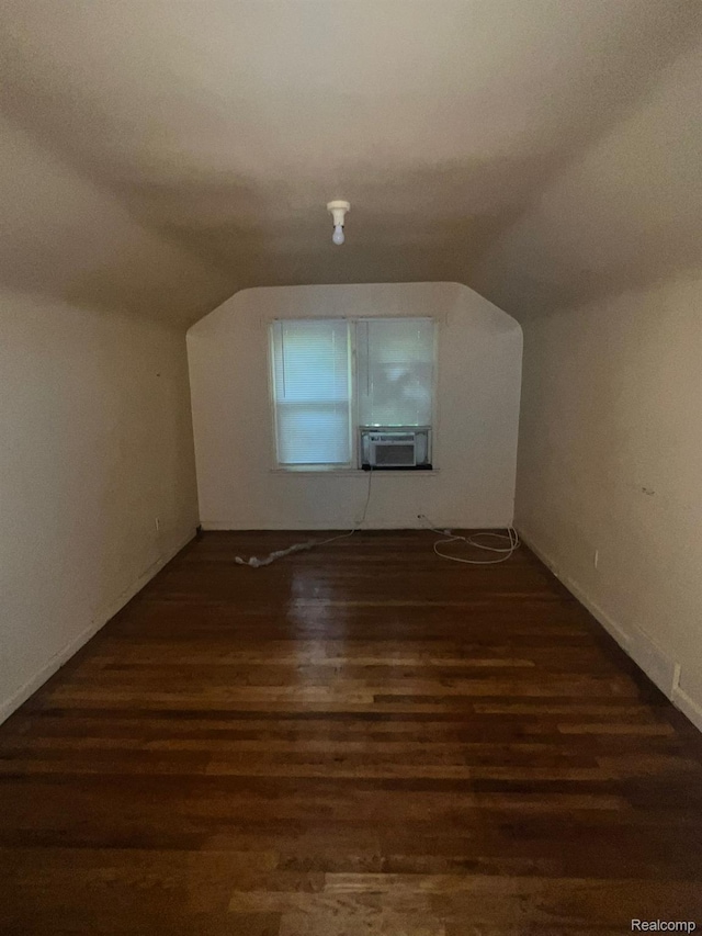 20258 Fairport St, Detroit, MI 48205 - bonus room featuring wood finished floors, vaulted ceiling, and baseboards