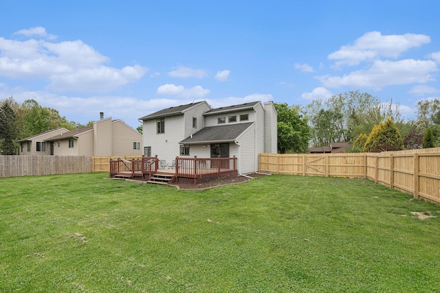 3360 Brook Trl SE, Grand Rapids, MI 49508 - back of house with a deck