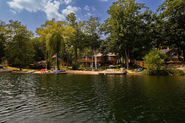 376 Highview Rd, Traverse City, MI 49696 - water view with a boat dock