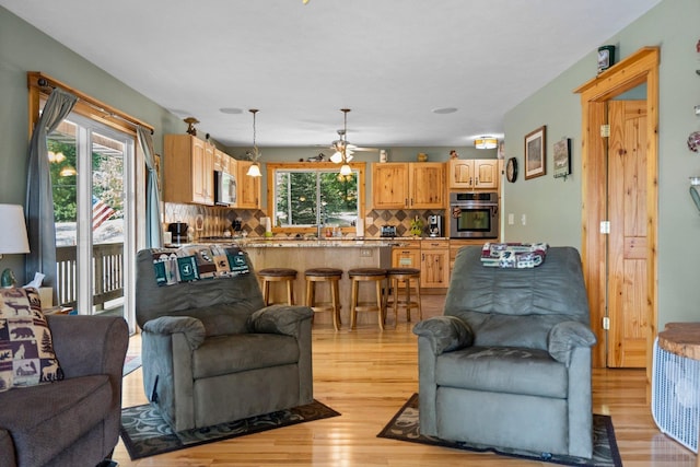 376 Highview Rd, Traverse City, MI 49696 - living area with plenty of natural light and light wood-type flooring