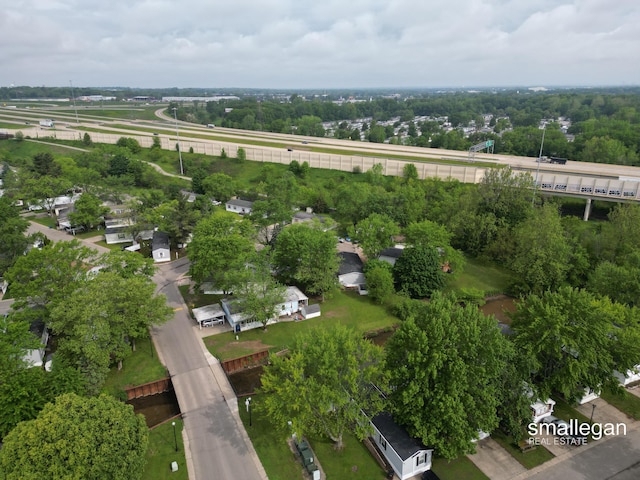 229 Spear St SW, Grand Rapids, MI 49548 - aerial view of property's location featuring a tree filled landscape