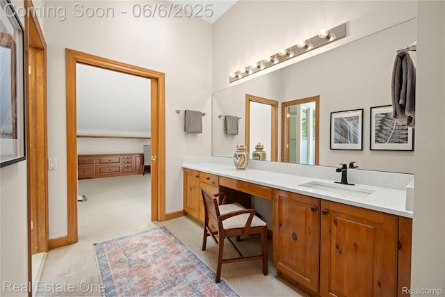 6212 Bromley Ct, West Bloomfield, MI 48322 - full bathroom with vanity and baseboards