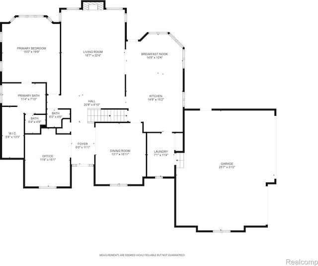 3468 High Hillcrest Dr, Howell, MI 48843 - floor plan / room layout