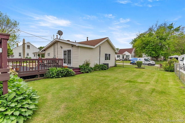 19200 Roger St, Melvindale, MI 48122 - back of house with a wooden deck