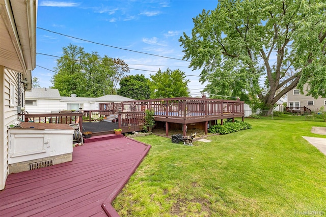 19200 Roger St, Melvindale, MI 48122 - view of wooden terrace