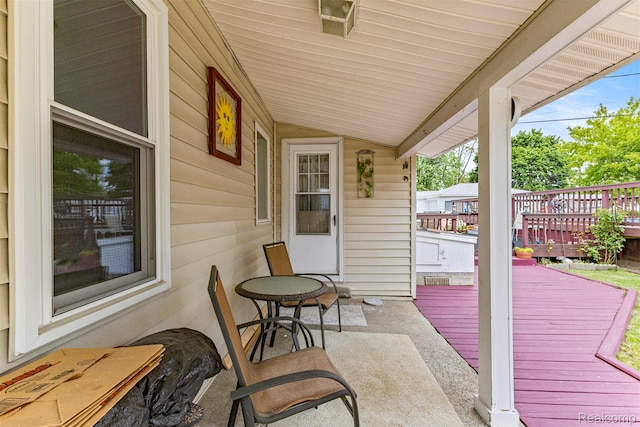 19200 Roger St, Melvindale, MI 48122 - view of wooden deck