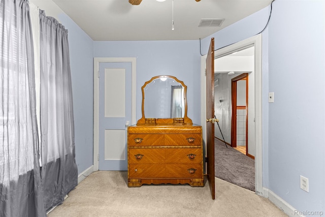 19200 Roger St, Melvindale, MI 48122 - bedroom featuring light colored carpet, baseboards, and a ceiling fan