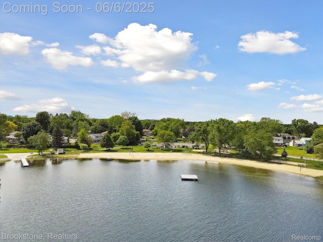 2831 Aurora Dr, Lake Orion, MI 48360 - water view with a tree filled landscape