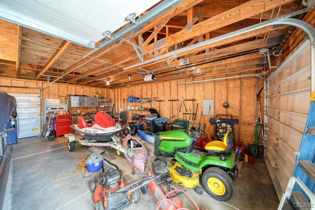 227 Lake View Dr, Hudson, MI 49247 - view of garage