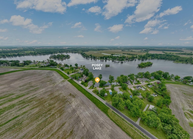 227 Lake View Dr, Hudson, MI 49247 - aerial view of property and surrounding area with a nearby body of water