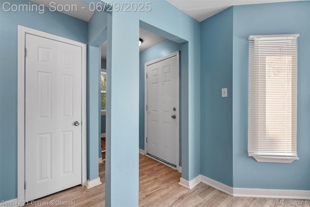 4220 Webb St, Detroit, MI 48204 - entryway featuring light wood-type flooring
