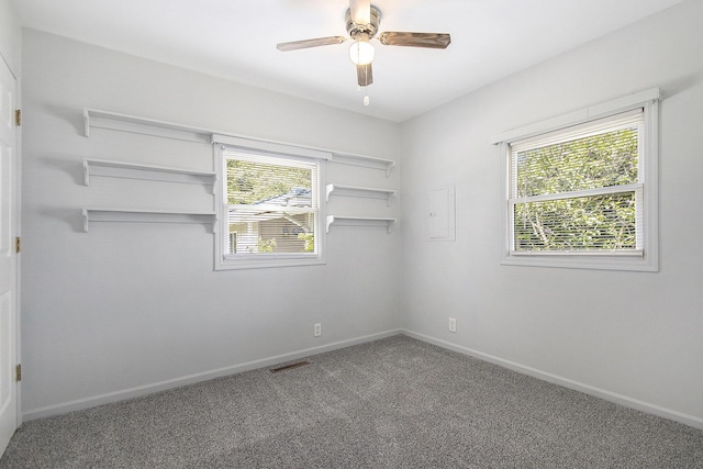 68149 Lawndale St, Edwardsburg, MI 49112 - carpeted spare room with plenty of natural light, baseboards, and a ceiling fan