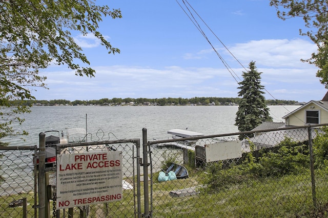 68149 Lawndale St, Edwardsburg, MI 49112 - dock featuring a water view
