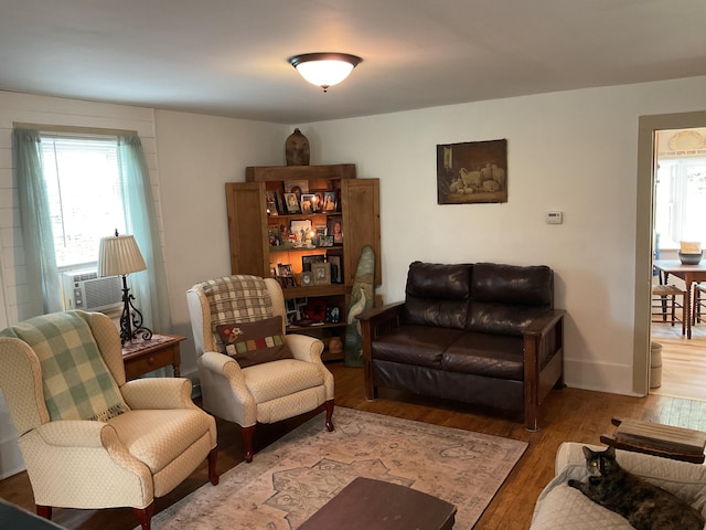 50 N Sprague St, Coldwater, MI 49036 - living area featuring wood finished floors and cooling unit