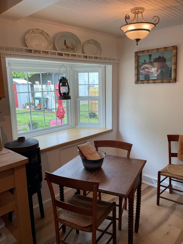 50 N Sprague St, Coldwater, MI 49036 - dining space with light wood-type flooring