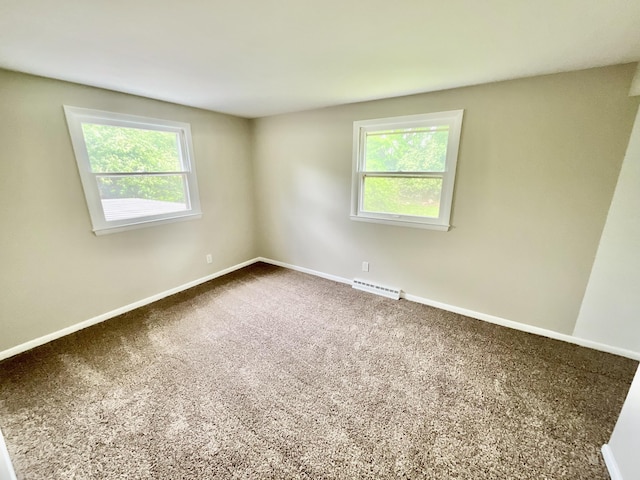 4408 Arbor Dr, Okemos, MI 48864 - unfurnished room featuring plenty of natural light, baseboards, and carpet floors