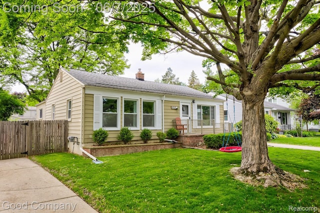 4511 Rosewold Ave, Royal Oak, MI 48073 - view of front of property with a chimney