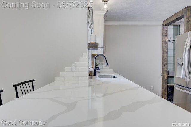 4511 Rosewold Ave, Royal Oak, MI 48073 - dining area featuring crown molding