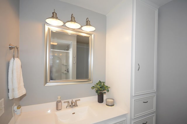 222 S Park St, Zeeland, MI 49464 - bathroom featuring vanity