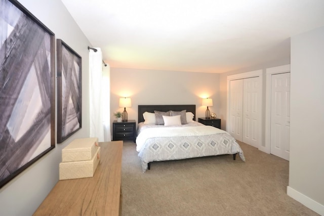 222 S Park St, Zeeland, MI 49464 - carpeted bedroom with multiple closets
