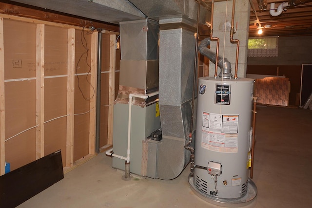 222 S Park St, Zeeland, MI 49464 - utility room with gas water heater and heating unit
