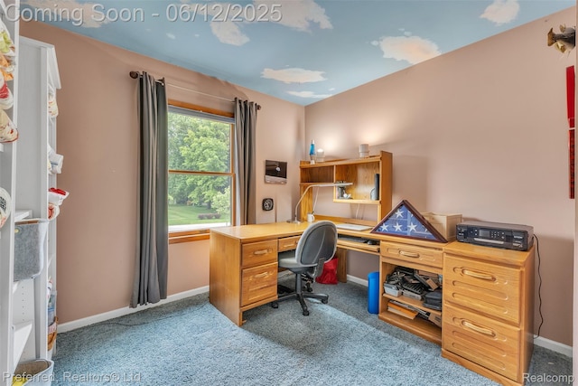23637 Cranbrooke Dr, Novi, MI 48375 - office area featuring carpet and baseboards