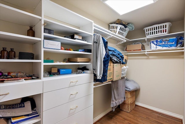 998 Eagle Ave, Ann Arbor, MI 48103 - spacious closet featuring wood finished floors