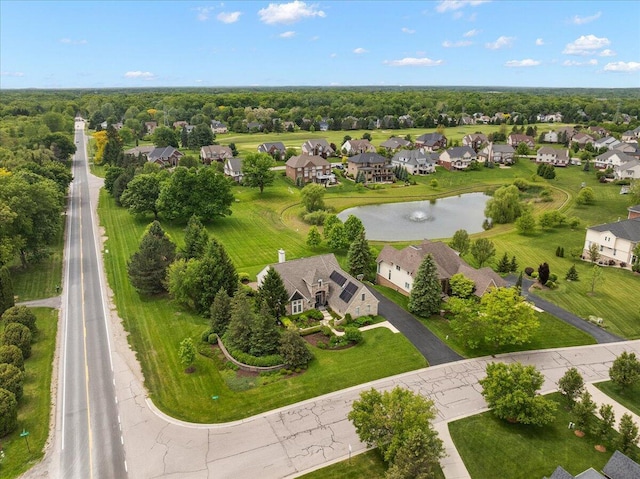 998 Eagle Ave, Ann Arbor, MI 48103 - aerial perspective of suburban area featuring a large body of water