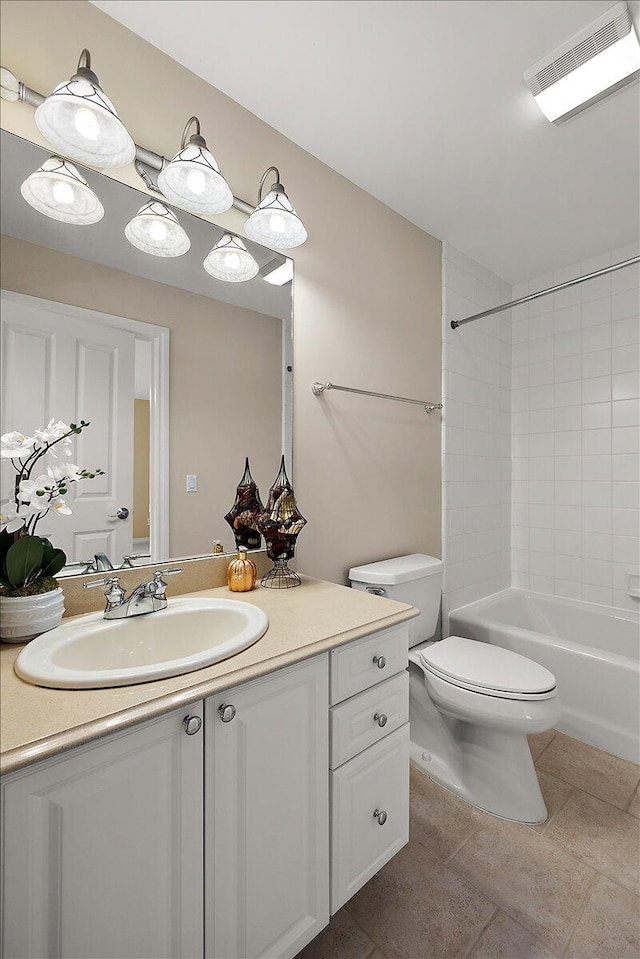 998 Eagle Ave, Ann Arbor, MI 48103 - full bathroom with vanity, toilet, and shower / washtub combination