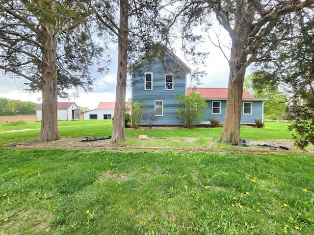 1232 Smoker Rd, Bronson, MI 49028 - back of property with a yard