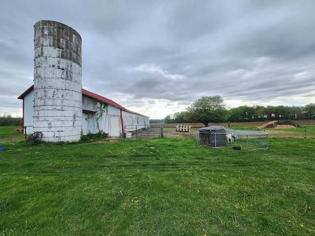 1232 Smoker Rd, Bronson, MI 49028 - view of yard with an outdoor structure and a barn