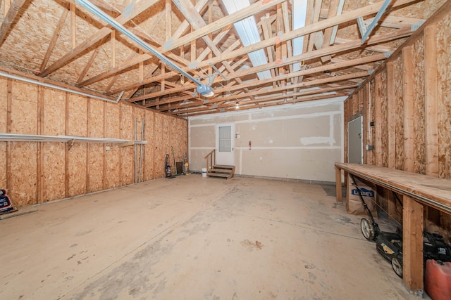 242 S Wallace Blvd, Ypsilanti, MI 48197 - garage with a garage door opener