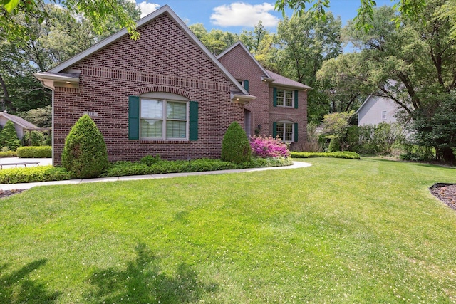 71438 Forest Eagle Ln, Niles, MI 49120 - view of front of property with brick siding and a front yard