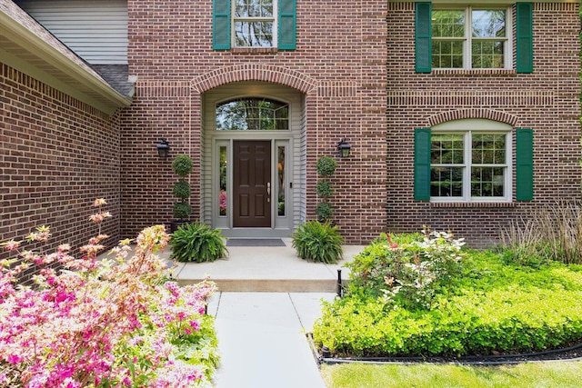 71438 Forest Eagle Ln, Niles, MI 49120 - property entrance featuring brick siding