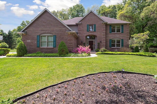 71438 Forest Eagle Ln, Niles, MI 49120 - view of front of home featuring brick siding and a front yard
