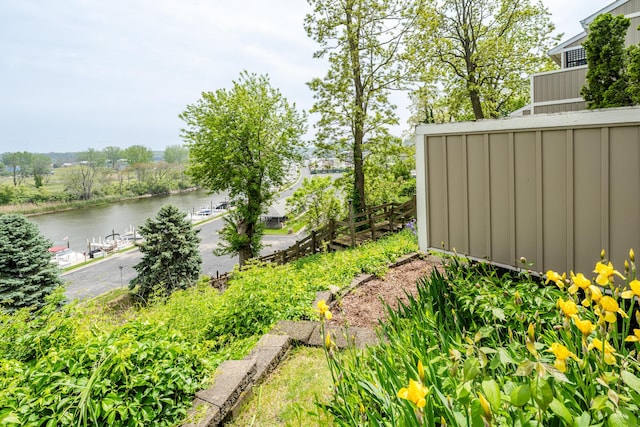 193 Wayne St, Saint Joseph, MI 49085 - view of yard featuring a water view